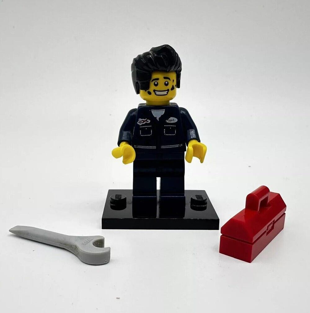 Lego Mechanic Minifigure Series 6 Wrench and Toolbox